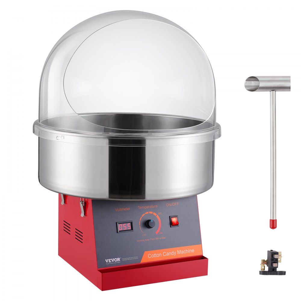 Suikerspinmachine Retro Mini voor keukenblad